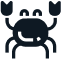 icono de cangrejo